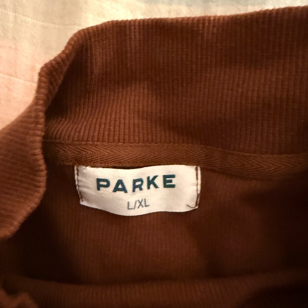Parke brown ribbed varsity pullover - Picture 3 of 3
